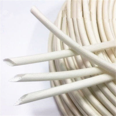 Tubos aislantes con manga de fibra de vidrio recubiertos de silicona de 6 mm