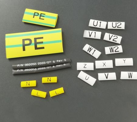 Accesorios para cables eléctricos con manga de identificación de logotipo
