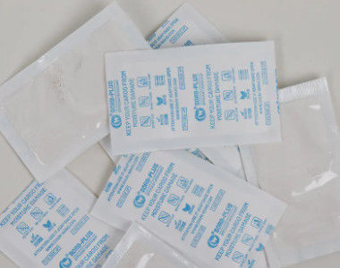 5 g de CaCl2 Desicante para contenedores de envío Bolsa de desecante ecológicamente sostenible/1bolsa=10pcs