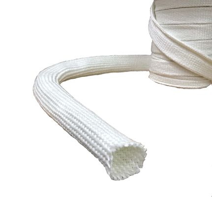Protección contra la abrasión de la manga de fibra de vidrio recubierta de silicona sin grietas