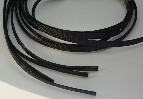 Resistencia a la abrasión Sleeve de cable de PET trenzado Envoltura de cable retardante de llama