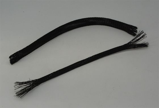 Resistencia a la abrasión Sleeve de cable de PET trenzado Envoltura de cable retardante de llama