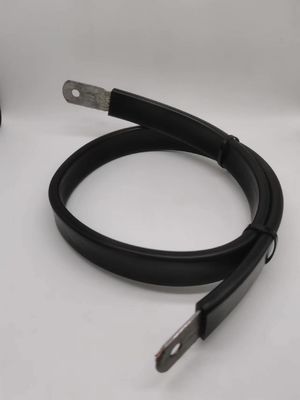 Conexión eléctrica enlatada trenza plana de cobre alta resistencia a la corrosión