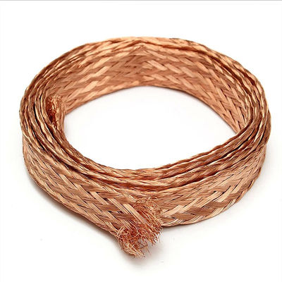 Sombreros flexibles trenzados de cobre con protección aislante eléctrica