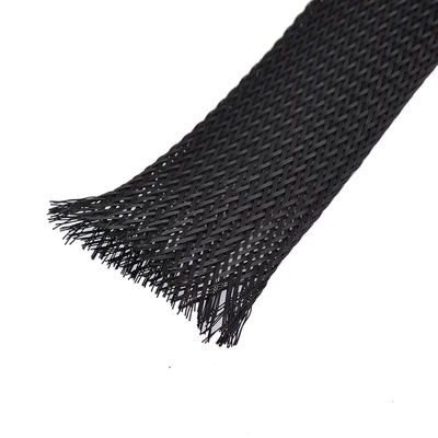 Alta flexibilidad PET Extensible trenzado con manga resistencia a la abrasión