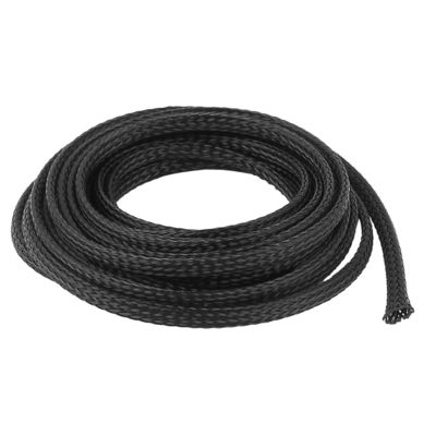 Extensible trenzado de mascotas negro manga de cable inflamabilidad UL94 V2