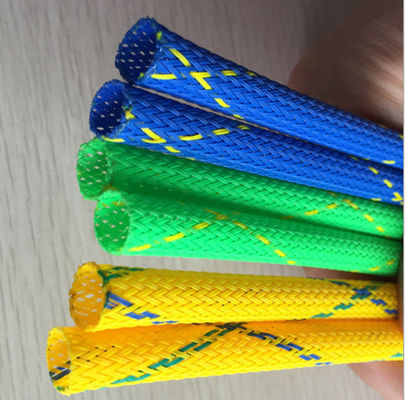 UL Aprobado PET Extensible Braided Sleeve resistente al desgaste