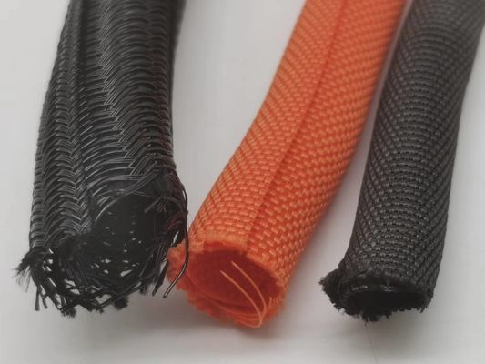 Protección contra altas temperaturas Autoenvase de manga de cable de PET Manga UL94V-2