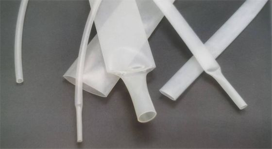 Tubos de retraso térmico de pared delgada transparentes PVDF Tubos de retraso térmico de polivinilidina fluoruro semirrígidos