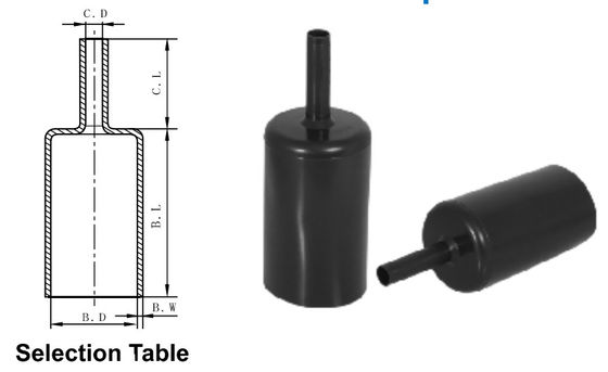 RoHS Capas de ánodo aisladas térmicamente encogidas Accesorios para cables eléctricos
