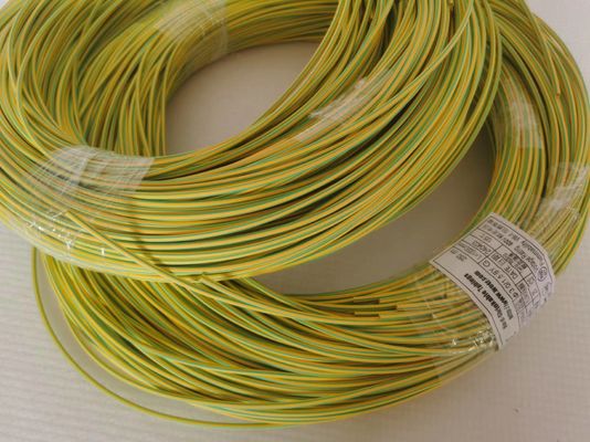 Tubos de contracción térmica de poliolefina de pared delgada de rayas amarillas/verdes