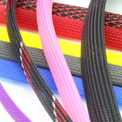 Sleeve trenzado de PET autoextinguible y expandible
