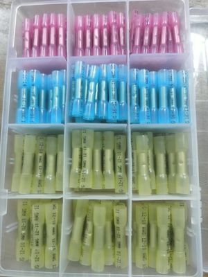 Inodoro Popular Juntas náuticas 300pcs soldador de manga de alambre empalmes soldador sello de calor encoger conector trasero