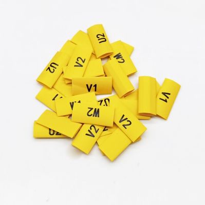 Accesorios personalizados para cables eléctricos Cruz de identificación de tubo de poliolefina preferida con manga de identificación de contracción térmica