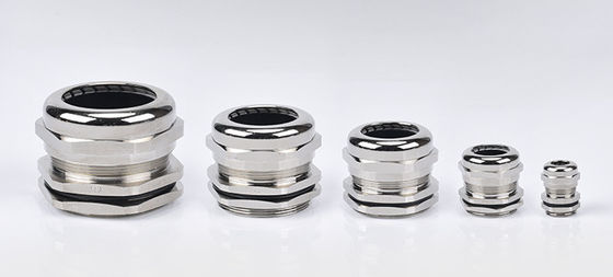 M12X1.5 ((3-6.5) Impermeable Nícel de latón recubierto Conector de cable IP68